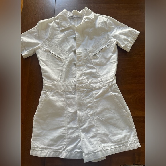 ZARA DENIM ROMPER - Picture 3 of 3